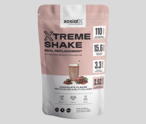 Chocolate EXTREME SHAKE w/Sensoril® Ashwagandha PROTEIN & MULTI-COLLAGEN  (15 servings, 2 scoops per serving)